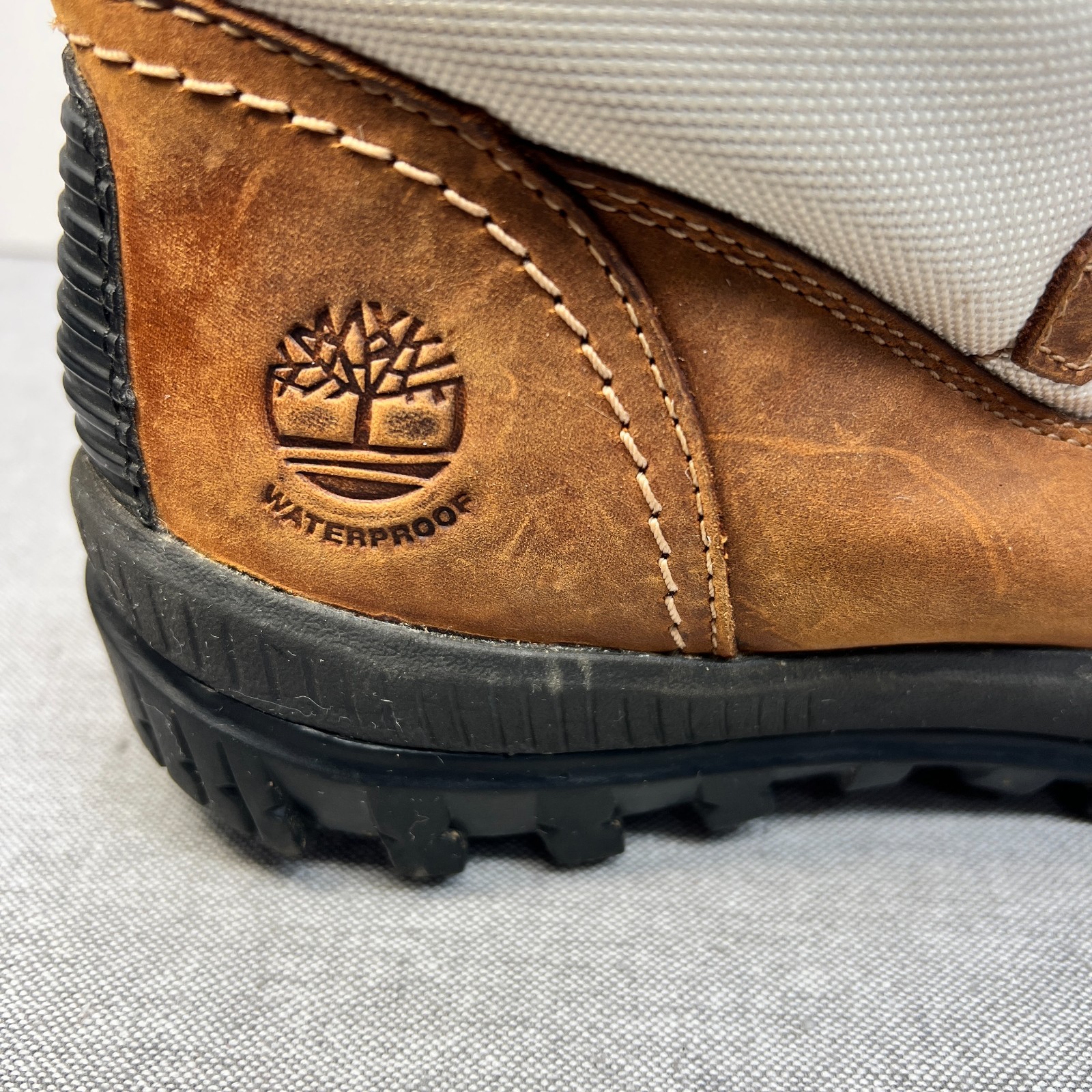 Timberland Mt Hayes Waterproof Insulated Tall Lace Up Boot Brown Sherpa W US 6.5
