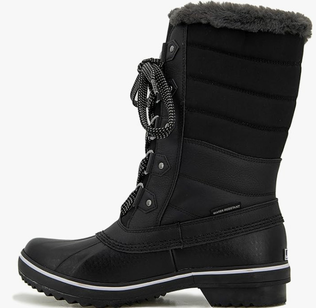 JBU by Jambu Women’s Siberia Water Resistant Snow Boot Black Size 8 US