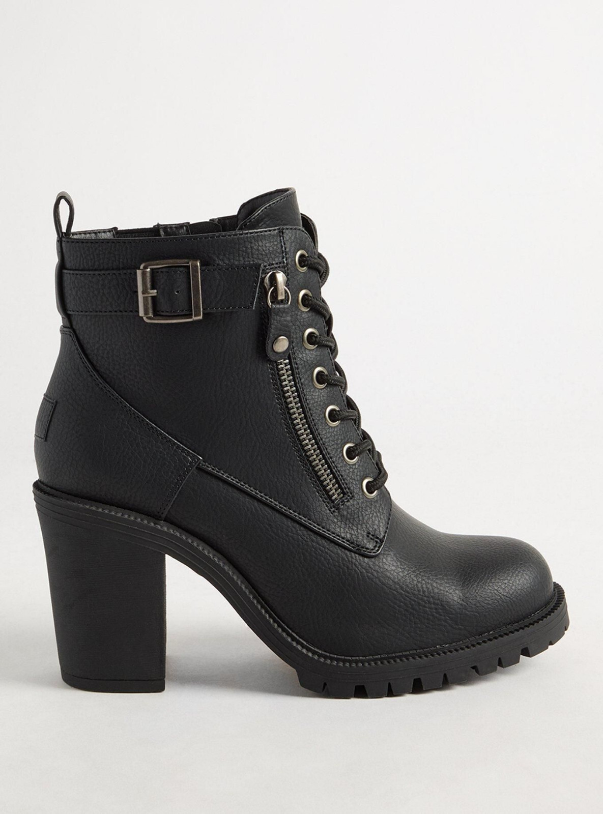 High heel combat boots, size 42-46, new, comfortable width (also for men’s feet!)