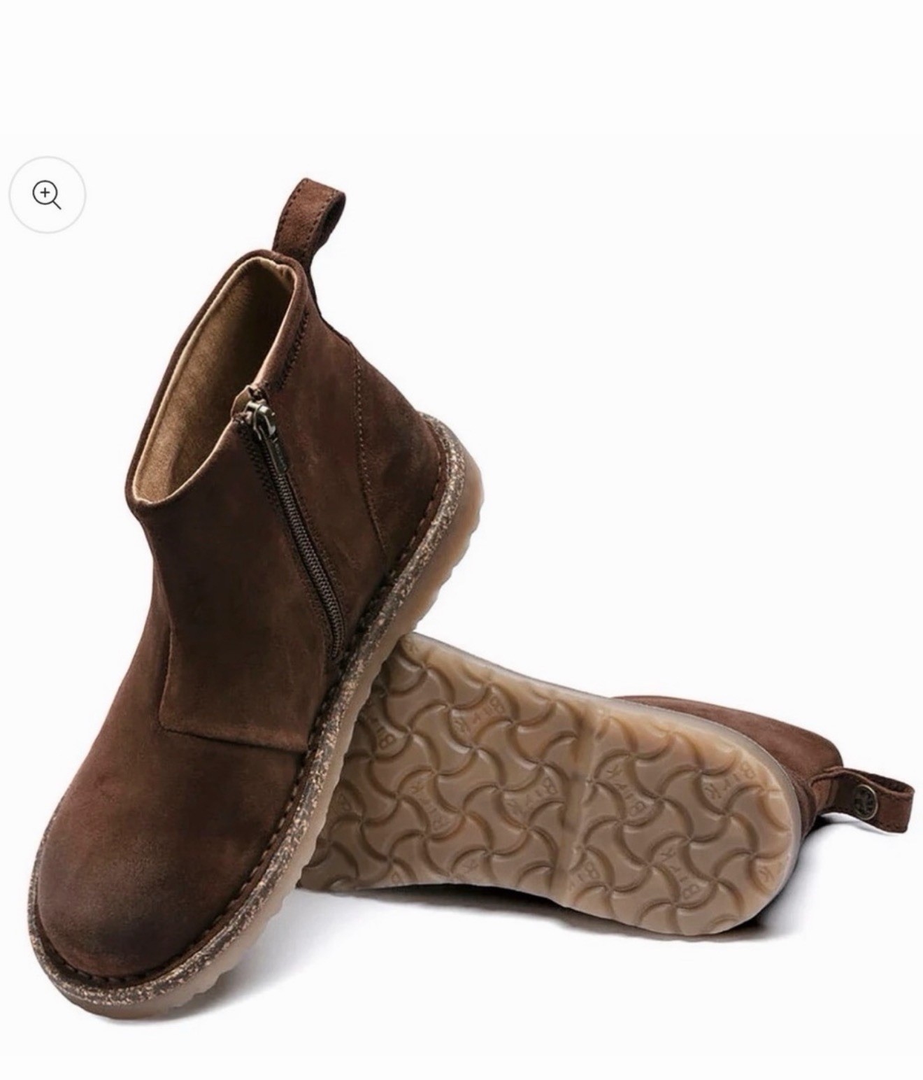 Birkenstock Women’s Melrose Suede Leather Espresso Booties 38
