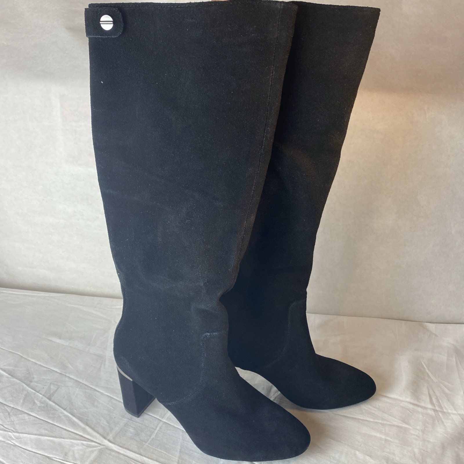 Alfani Womens Nessii Closed Toe Knee High Fashion Boots, Black, Size 8.5 New