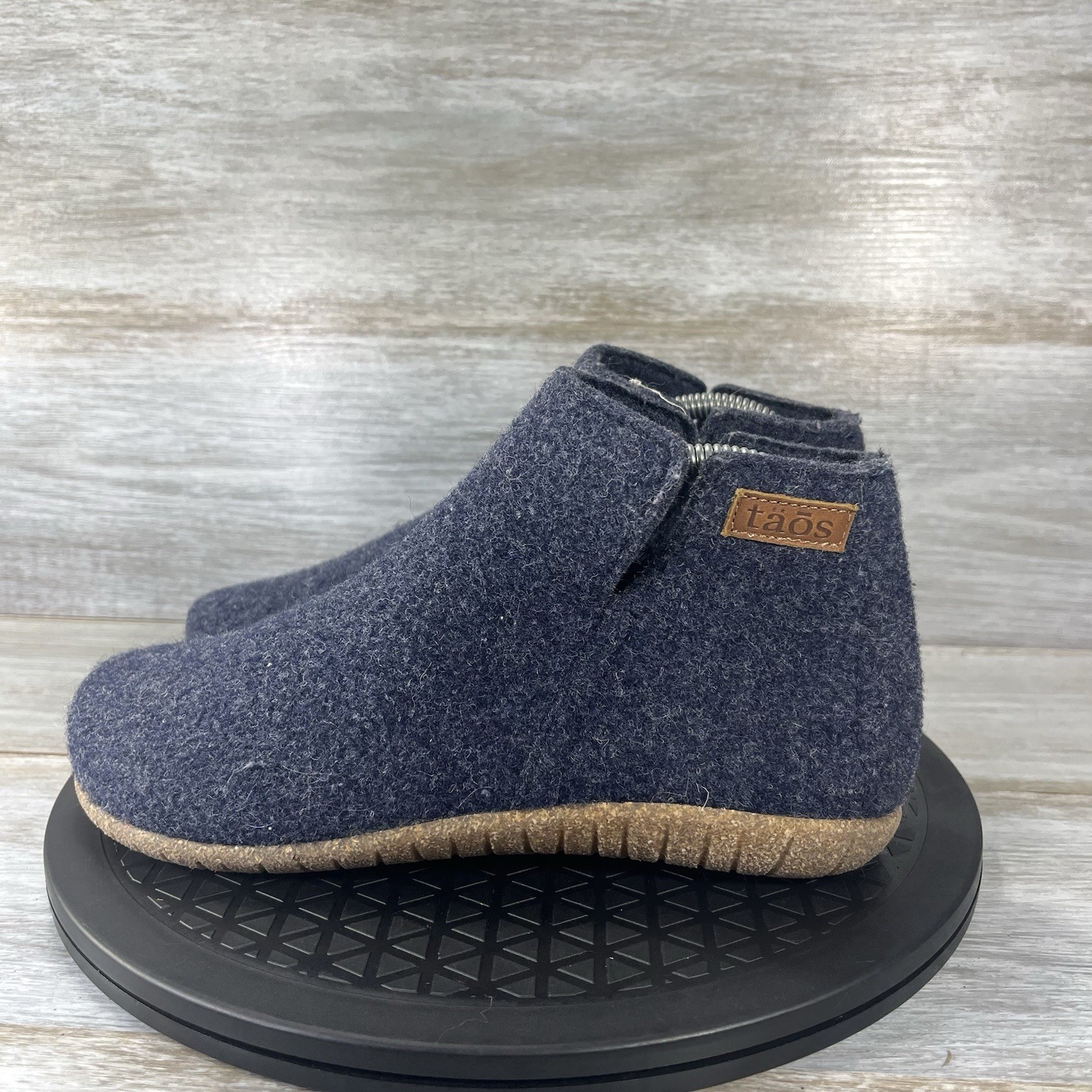 Taos Footwear Women’s Good Wool Navy Blue Slip On boots Size EU 38 US 7.5