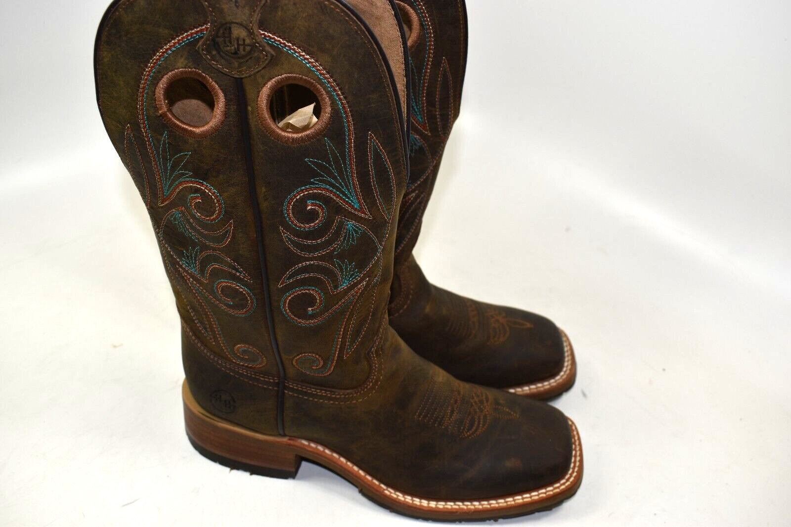 Double H® Ladies SIZE 7.5 M Grace Square Toe Roper Boots DH7030