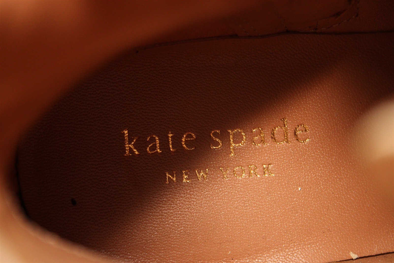 kate spade new york NEW Merritt Lug Women 6 B 36.5 Leather Platform Combat Boots