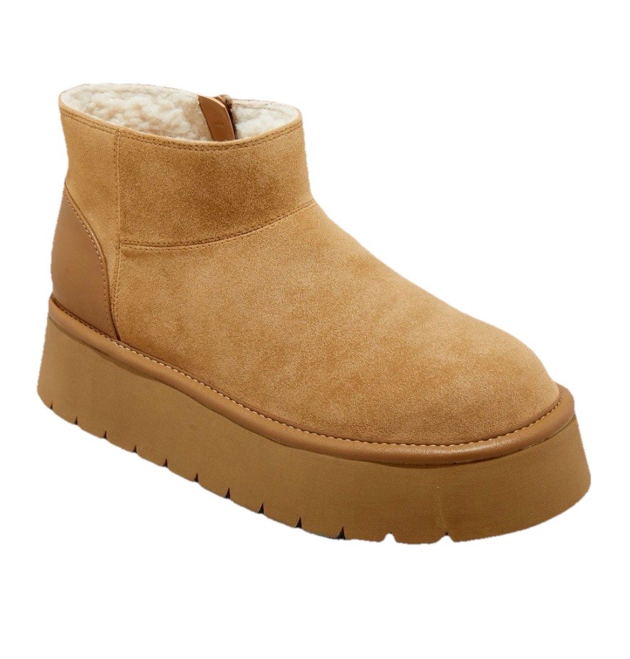 Wild Fable Missy Platform Boots Size 8 Memory Foam Insole Beige New
