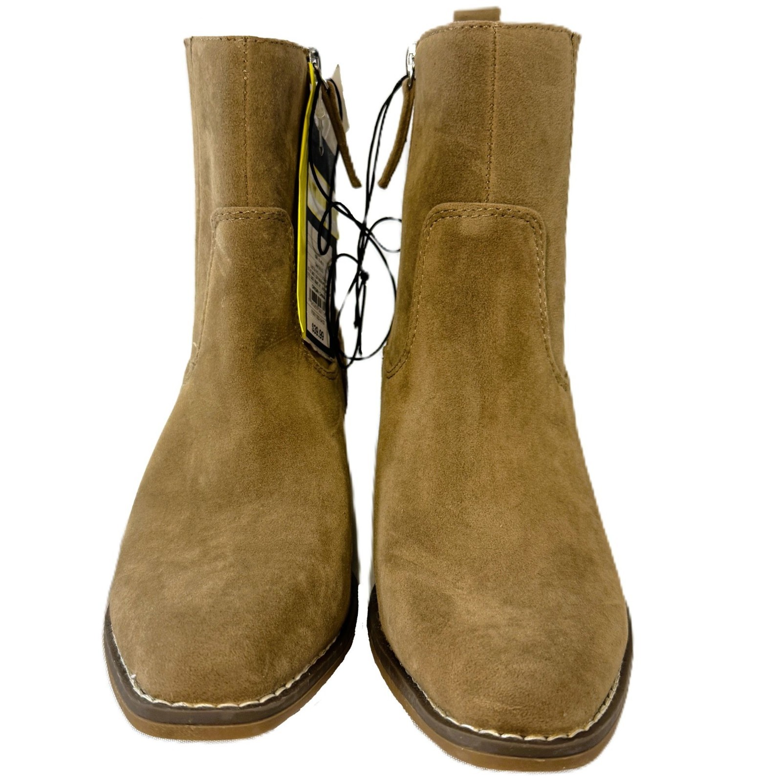 Universal Thread Solita Tan Western Ankle Boots Women’s Size 6 6.5 7 New