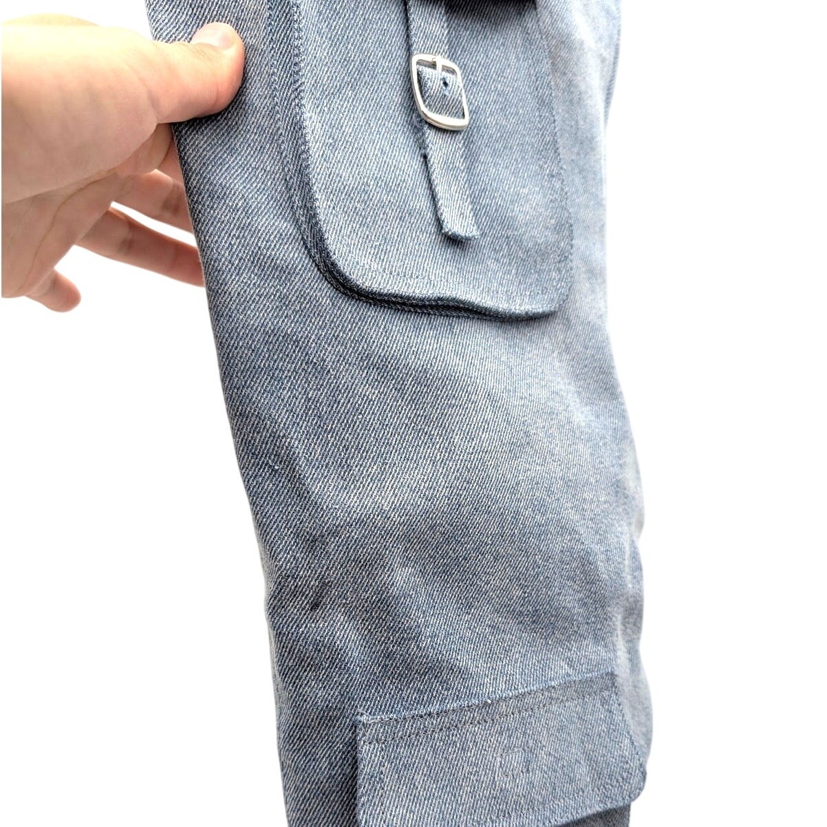 Steve Madden Brittany Over The Knee Boots Women’s Blue Denim Size US7M EU37.5