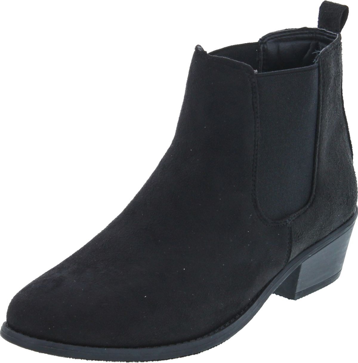 Refresh Women’s Tildon-03 Low Heel Slip On Solid Ankle Boot