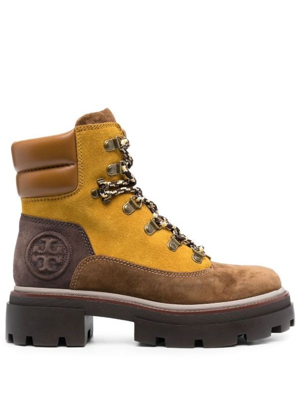 Tory Burch Colour-block Panelled Leather Ankle Boots 8.5M $545