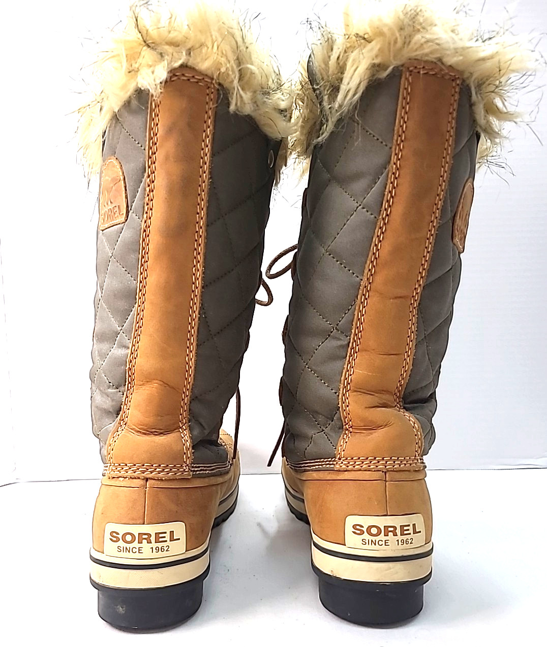 Sorel Tofino II Waterproof Winter Boots Womens Size 9 EUR 41.1/3 Camel Leather