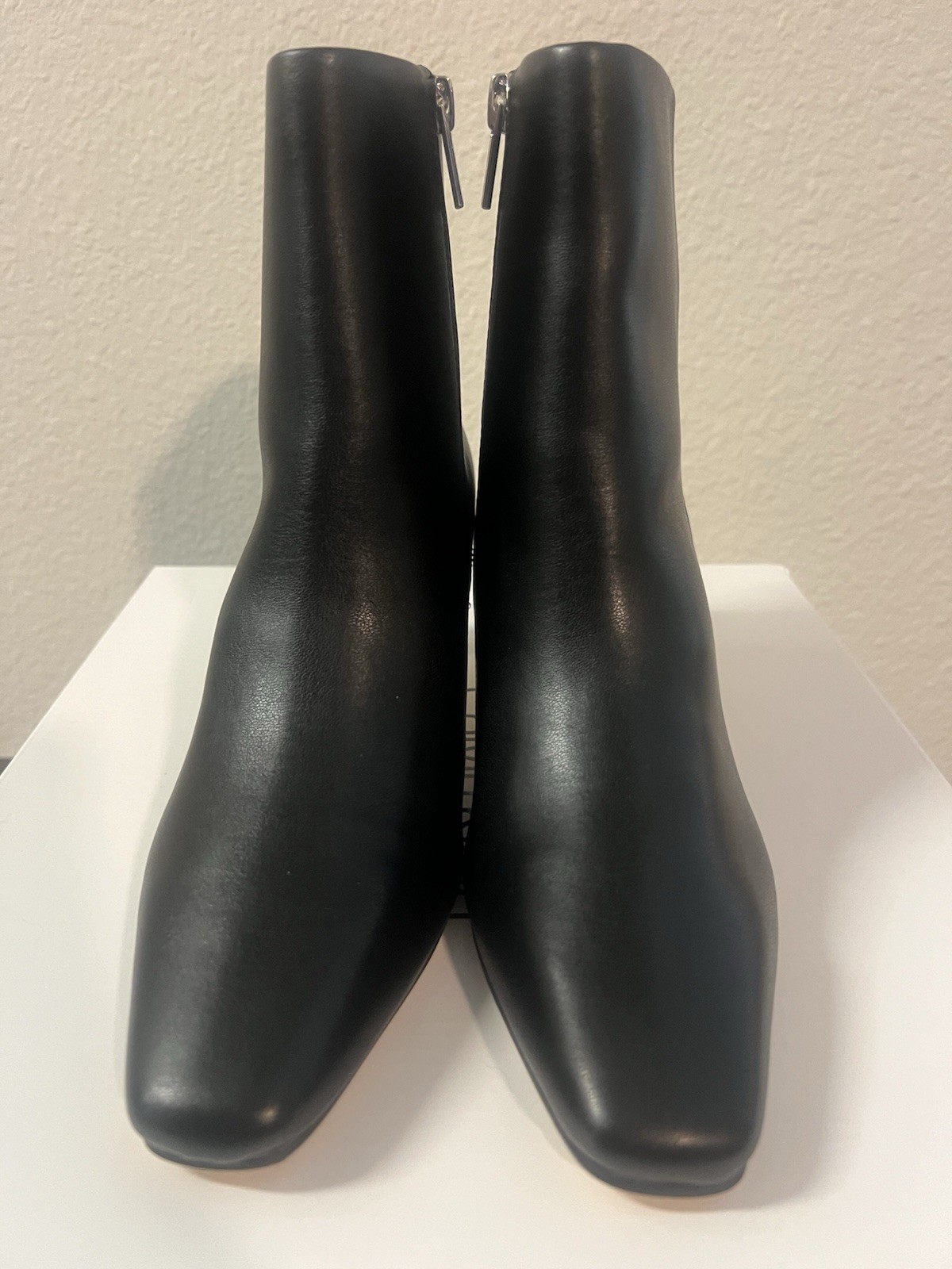 CALVIN KLEIN Caselle Square Toe Dress Booties Women’s Size 5.0 M Black