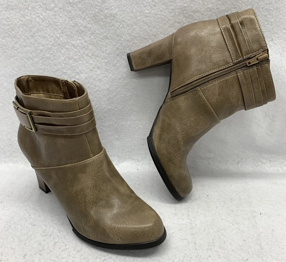 Life Stride Velocity Foam LOFTEN Boots Booties Women’s Size 10M Faux Leather