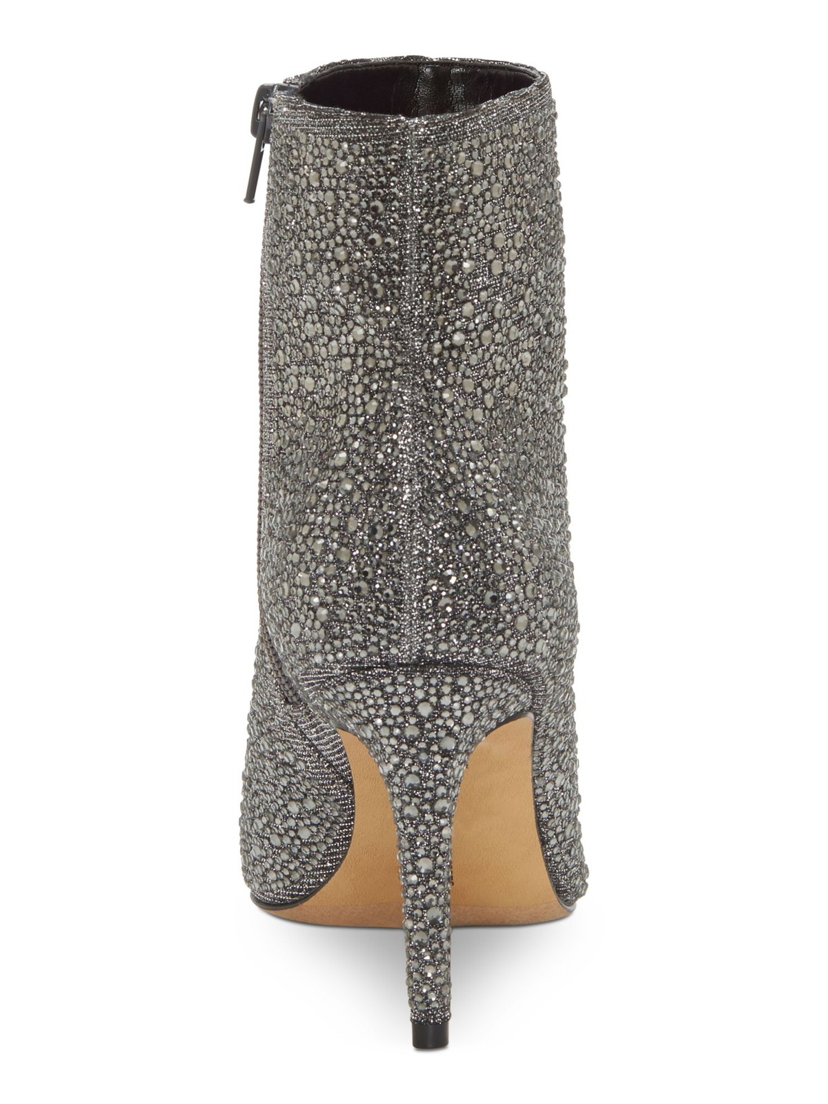 INC Womens Gray Type Detail At Studded Ignacia Stiletto Booties 6.5 M