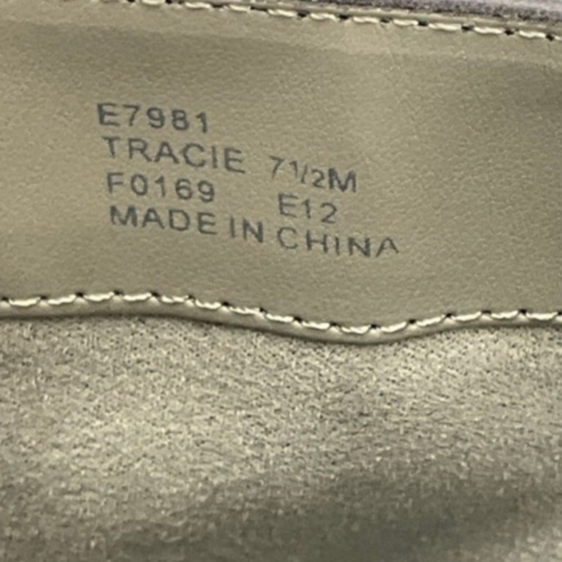 Calvin Klein Tracie Double Strap Silver Buckle Gray Tall Riding Boots Women 7.5