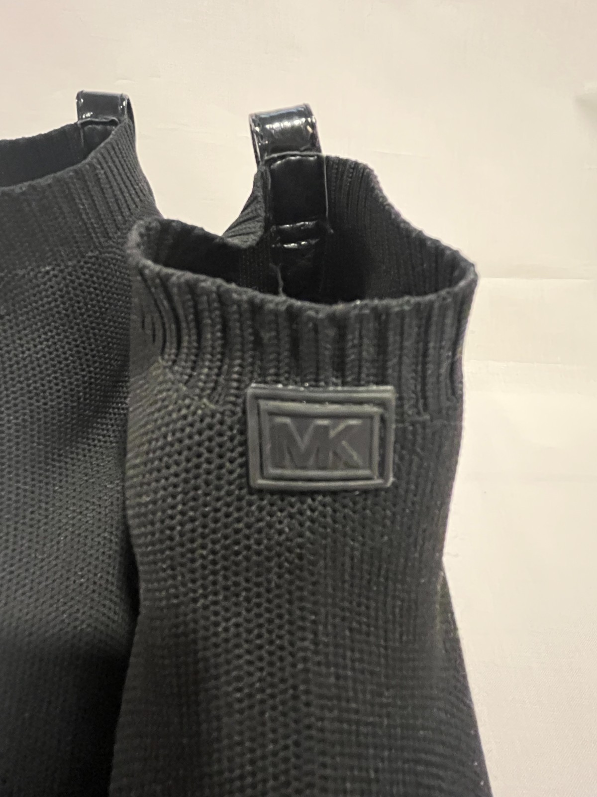 Michael Kors Skyler Wedge Pull On Heeled Knit Sock Sneaker Size 11