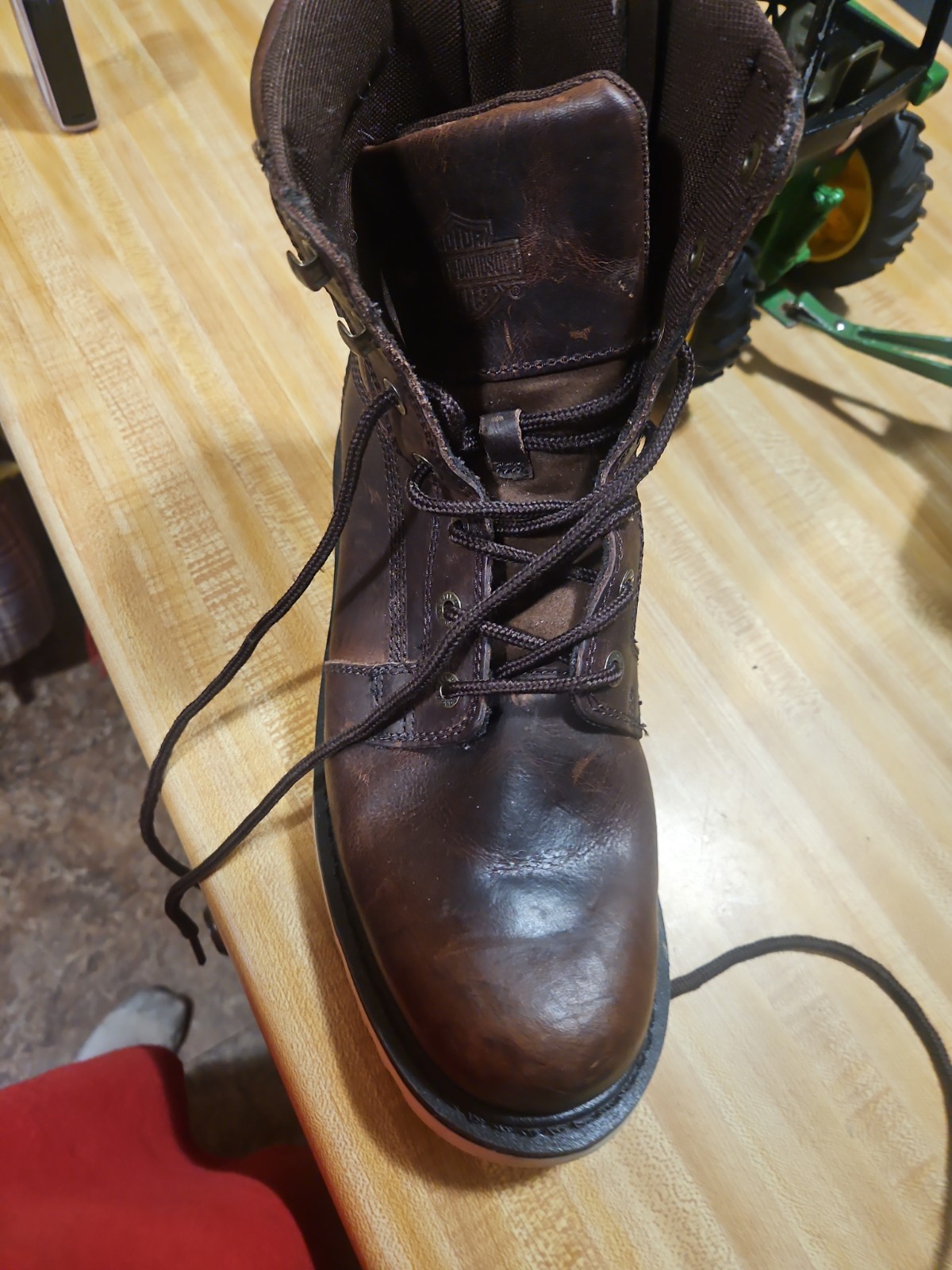 Harley-Davidson Marconi Riding Boots, Brown Leather Size 11 M