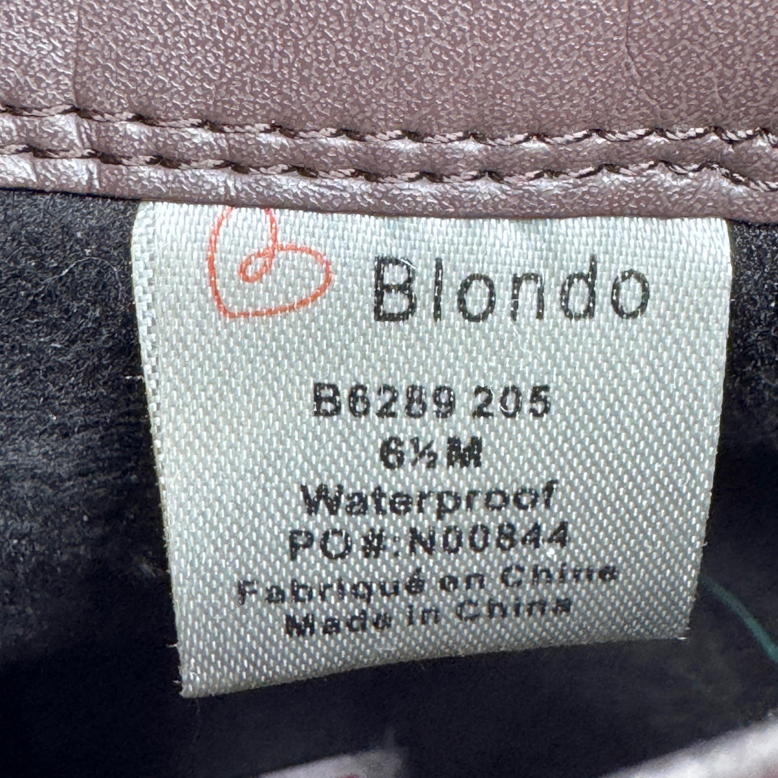 Blondo Waterproof Suede Ankle Boots Dark Brown Block Heel B6289 205 Womens 6.5 M