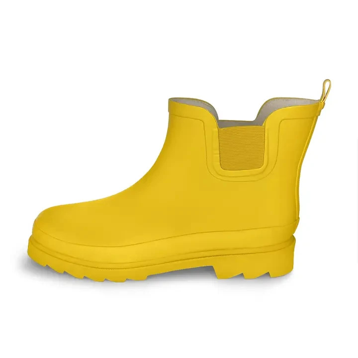 Norty Womens 6″ Ankle Rain Boots #42298 Waterproof Matte Yellow Size 8