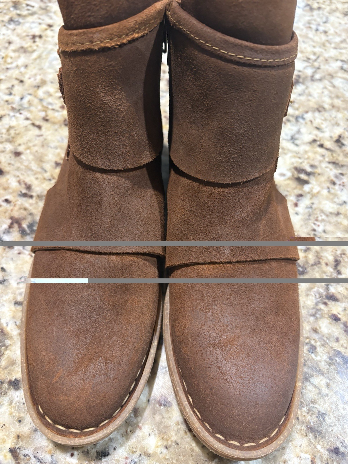 Børn Moraga ankle boots, New featuring distressed brown suede Women 8.5