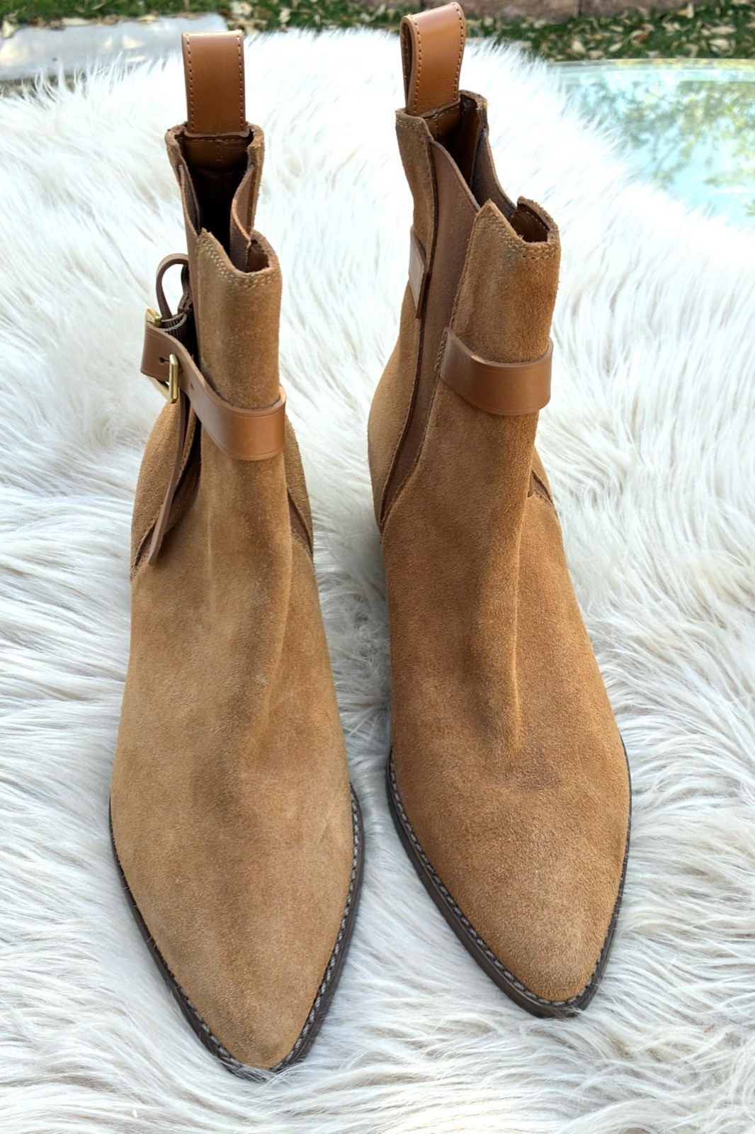 Zadig & Voltaire Tyler Brown Suede Boots Sz 39, 8 US