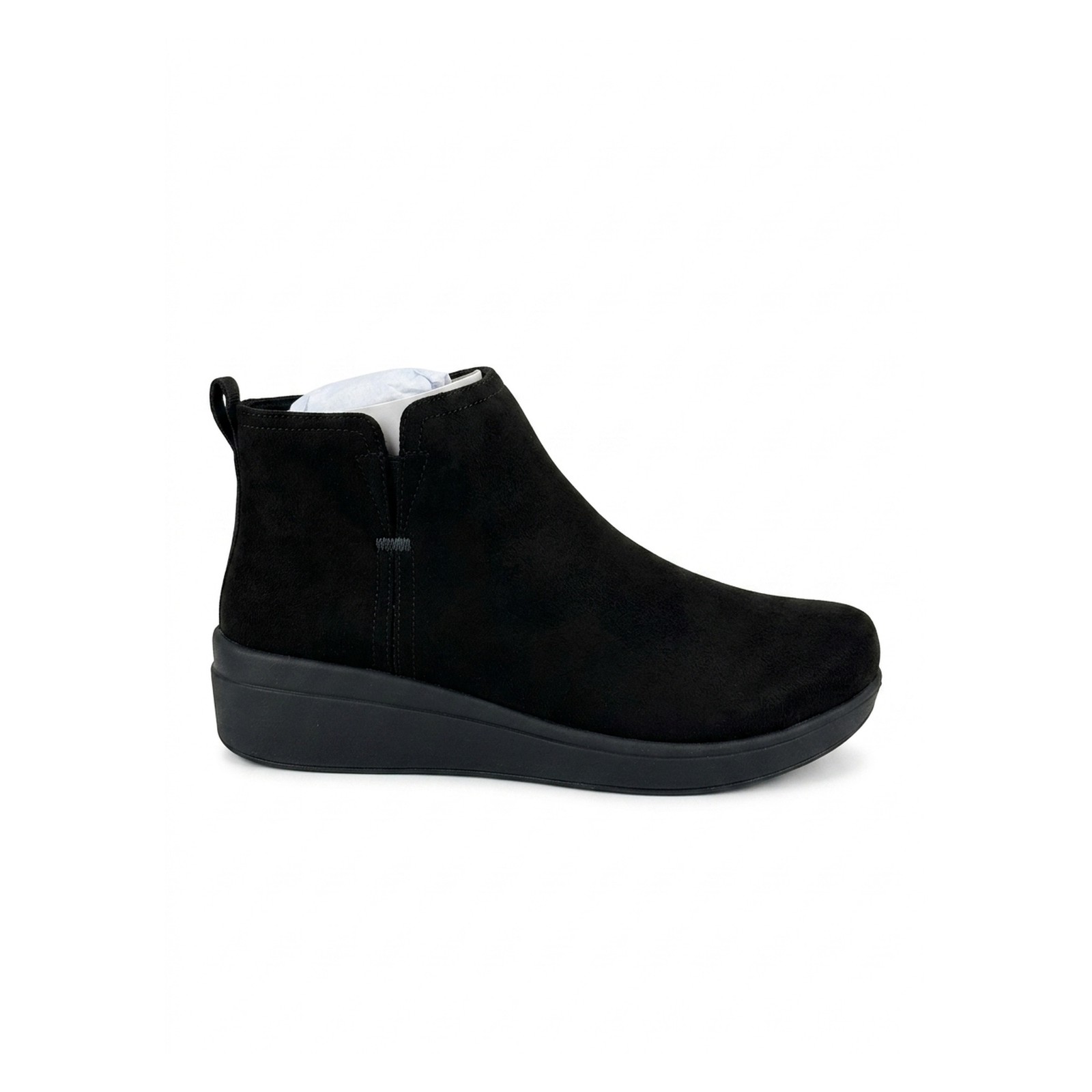 Ryka Water-Repellent Wedge Ankle Boots – Lovely Womens 11W Black New