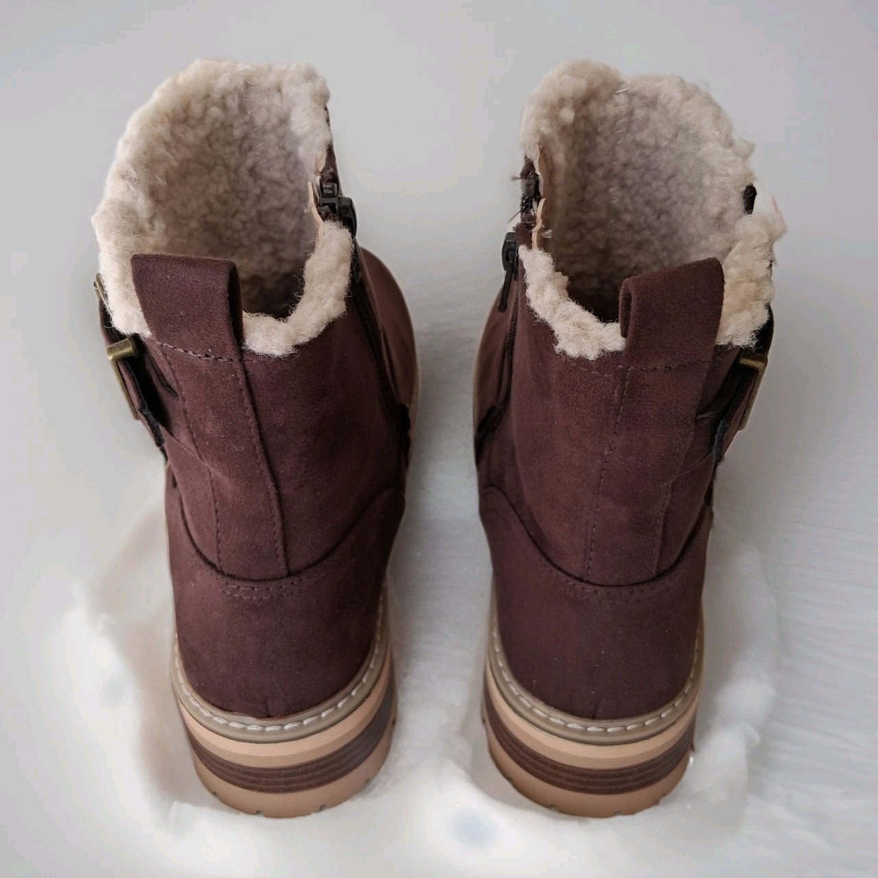 Maurices Boots Womens Size 7.5 M Maurices Paisley Sherpa Lined Hiker