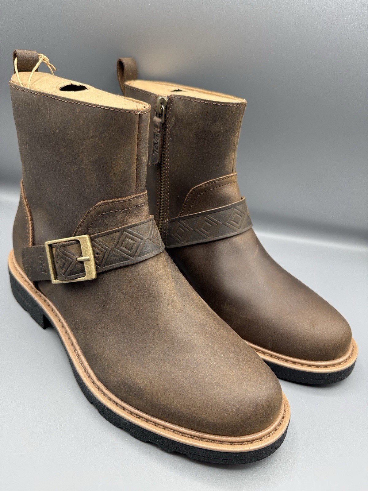 Teva Women’s Rowena Block Heel Buckle Booties