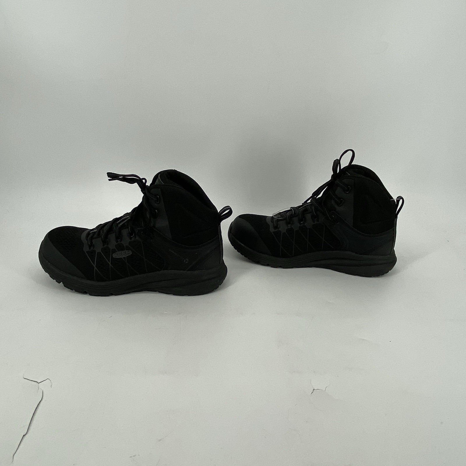 Keen Womens Steel Toe Vista Utility Footwear Black Boot Size 8.5 M EUC