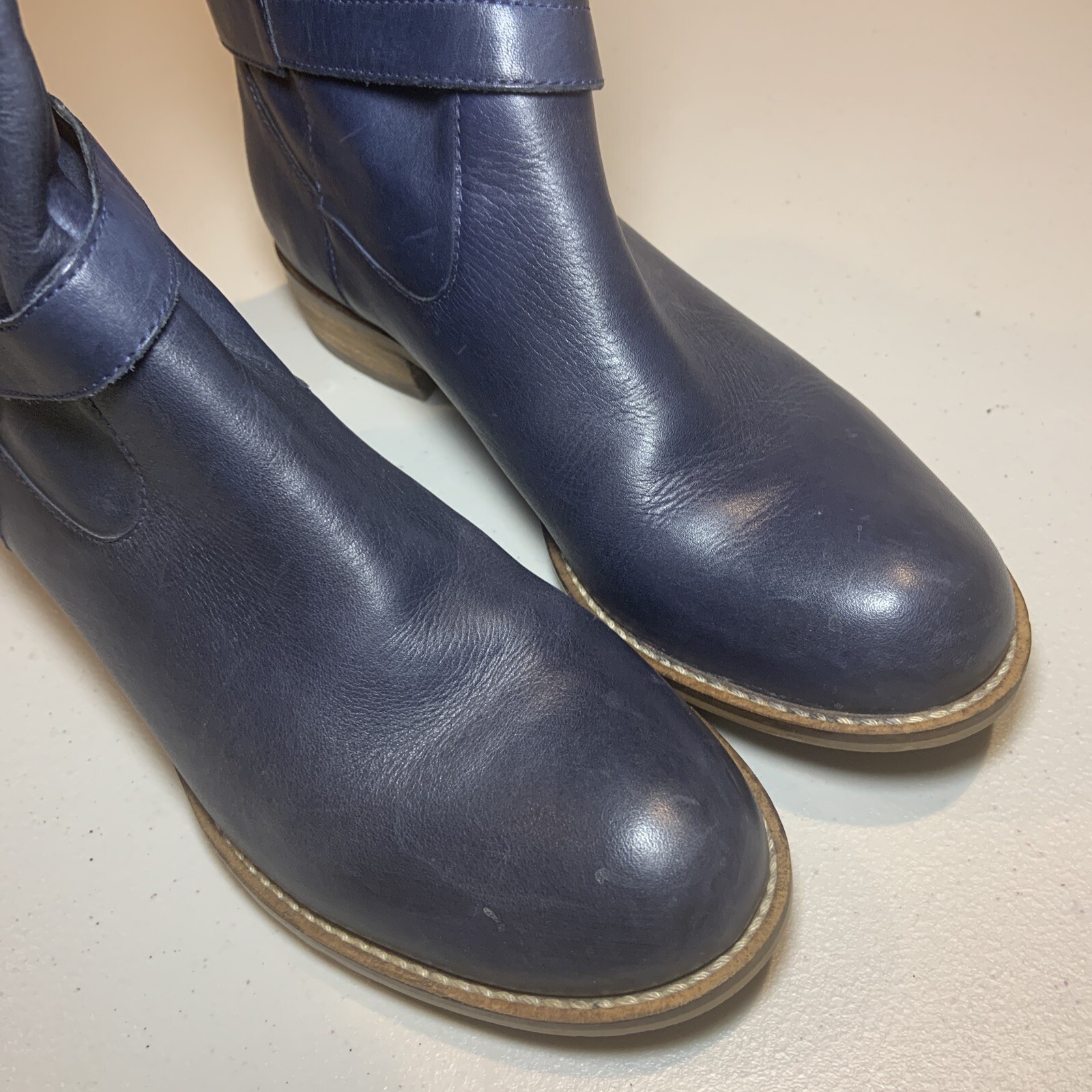 Blue Steve Madden Boots Women Europe Size 39 [M1]