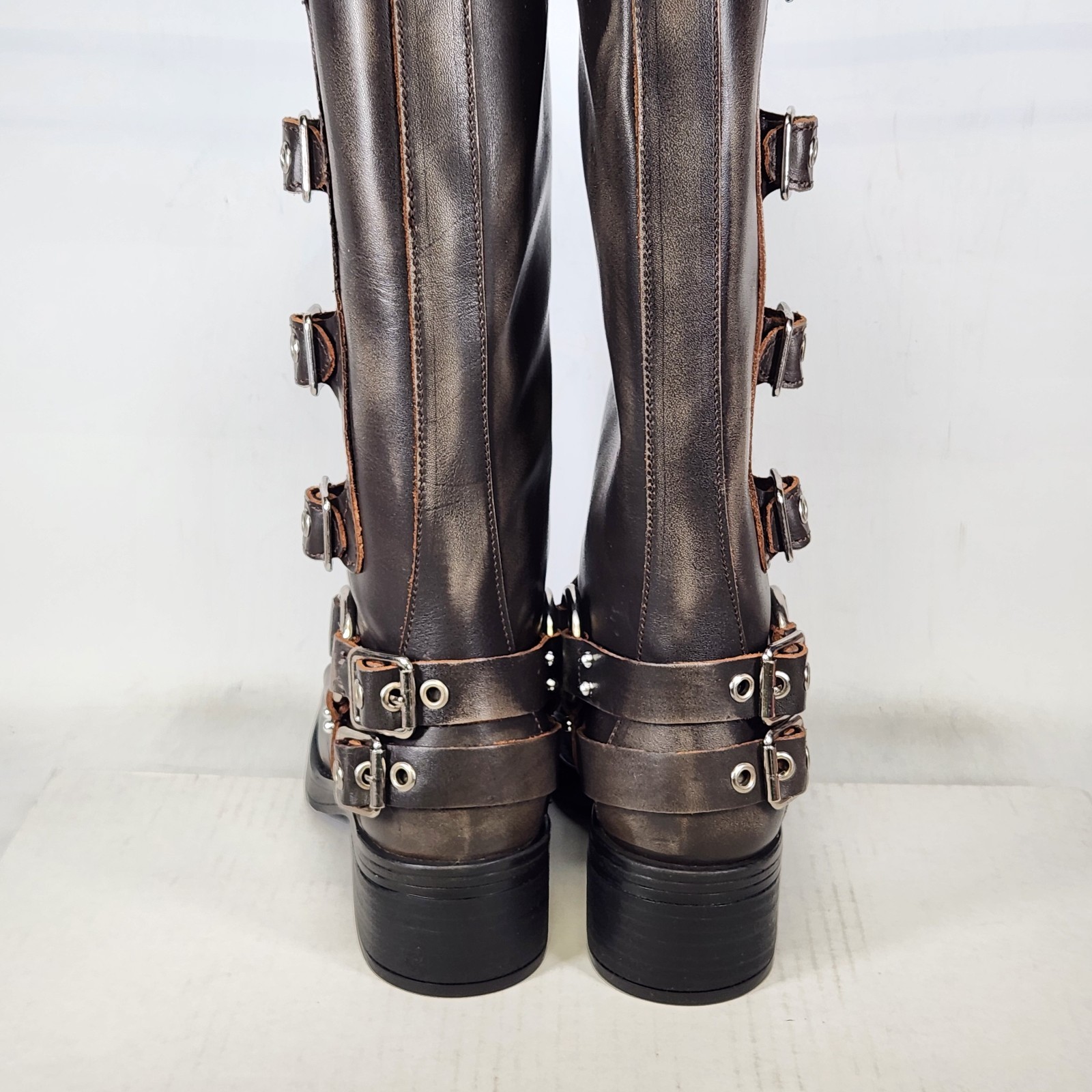 Size 6.5 – Steve Madden Rocky – Brown Distressed Leather