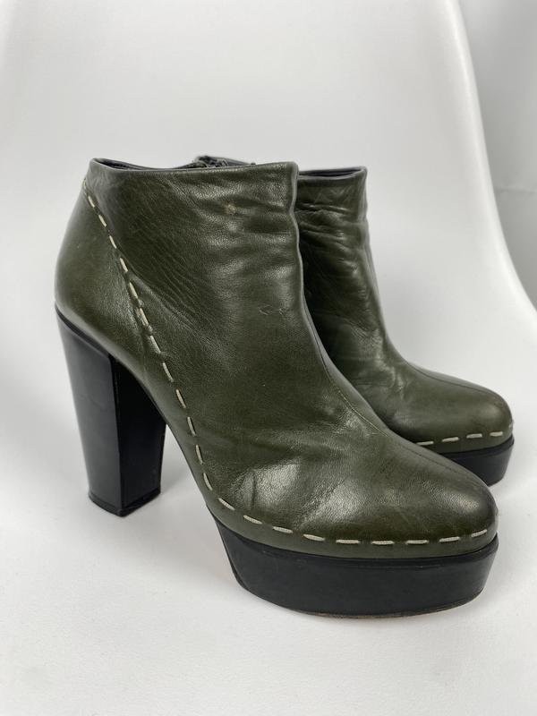 Women Chloé Boots Green 36.5