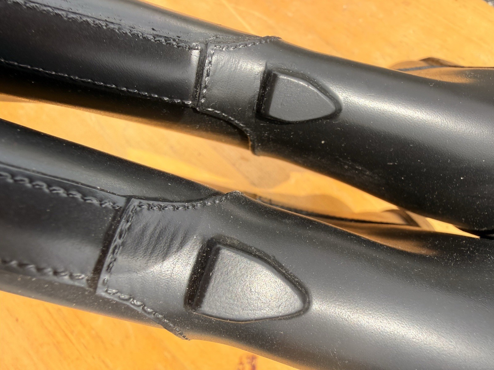 Cottage Craft Black Rubber Tall Riding Boots MADE IN ISRAEL WOMENS 1-1.5 1U