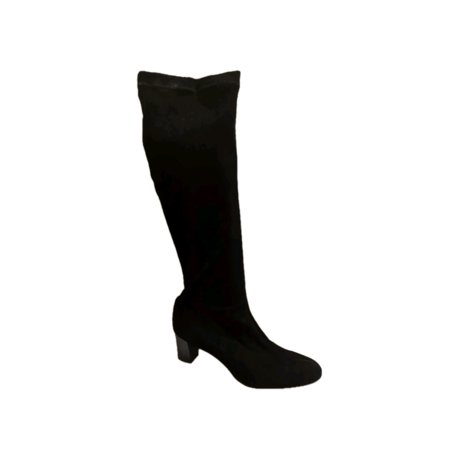 Robert Clergerie Passacy 11 Black Suede Stretch Boot