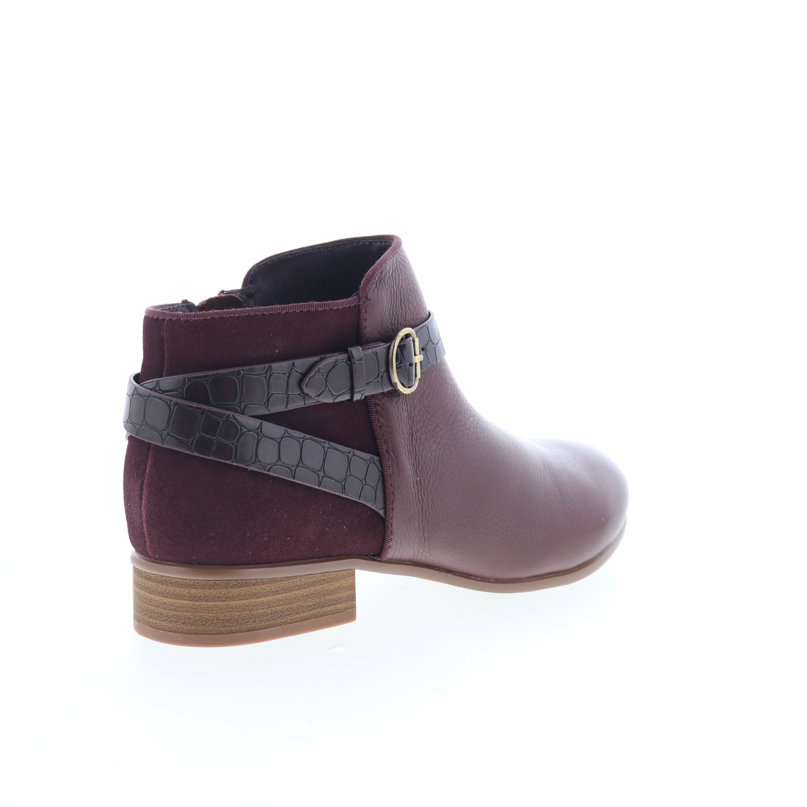 SoftWalk Raveena S1960-200 Womens Brown Leather Zipper Ankle & Booties Boots 8