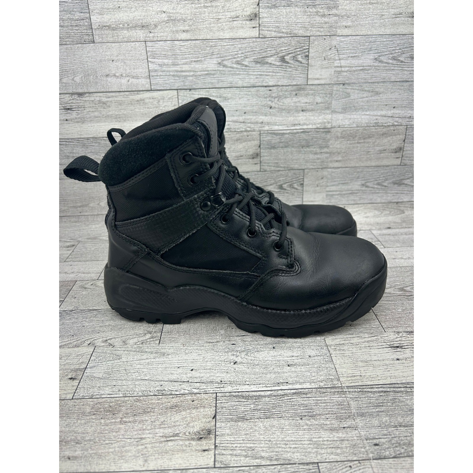 5.11 Tactical ATAC 2.0 6 inch NZ Black Leather Duty Boots 12405 Women Size 8.5