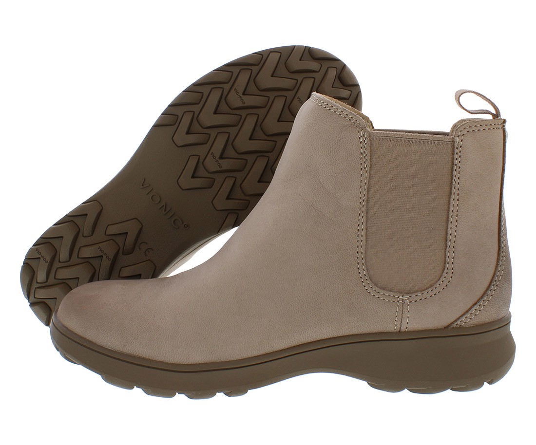 Vionic Evergreen Boot Womens Shoes Size 6.5, Color: Taupe