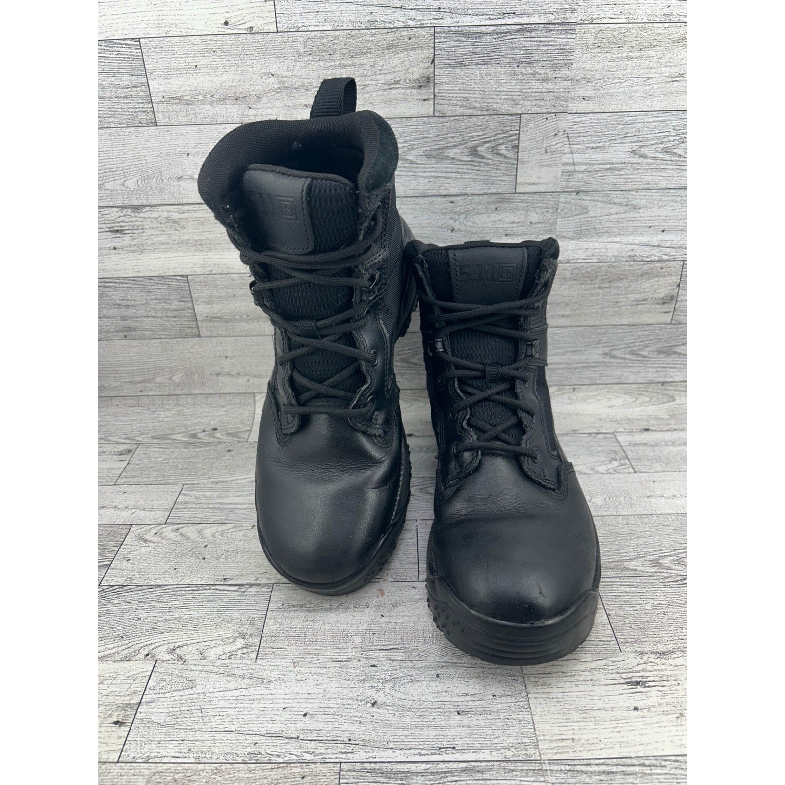 5.11 Tactical ATAC 2.0 6 inch NZ Black Leather Duty Boots 12405 Women Size 8.5
