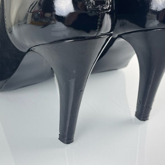 Bandolino Black Bootie Heel Women’s 8.5 City Chic Formal Party Date Night