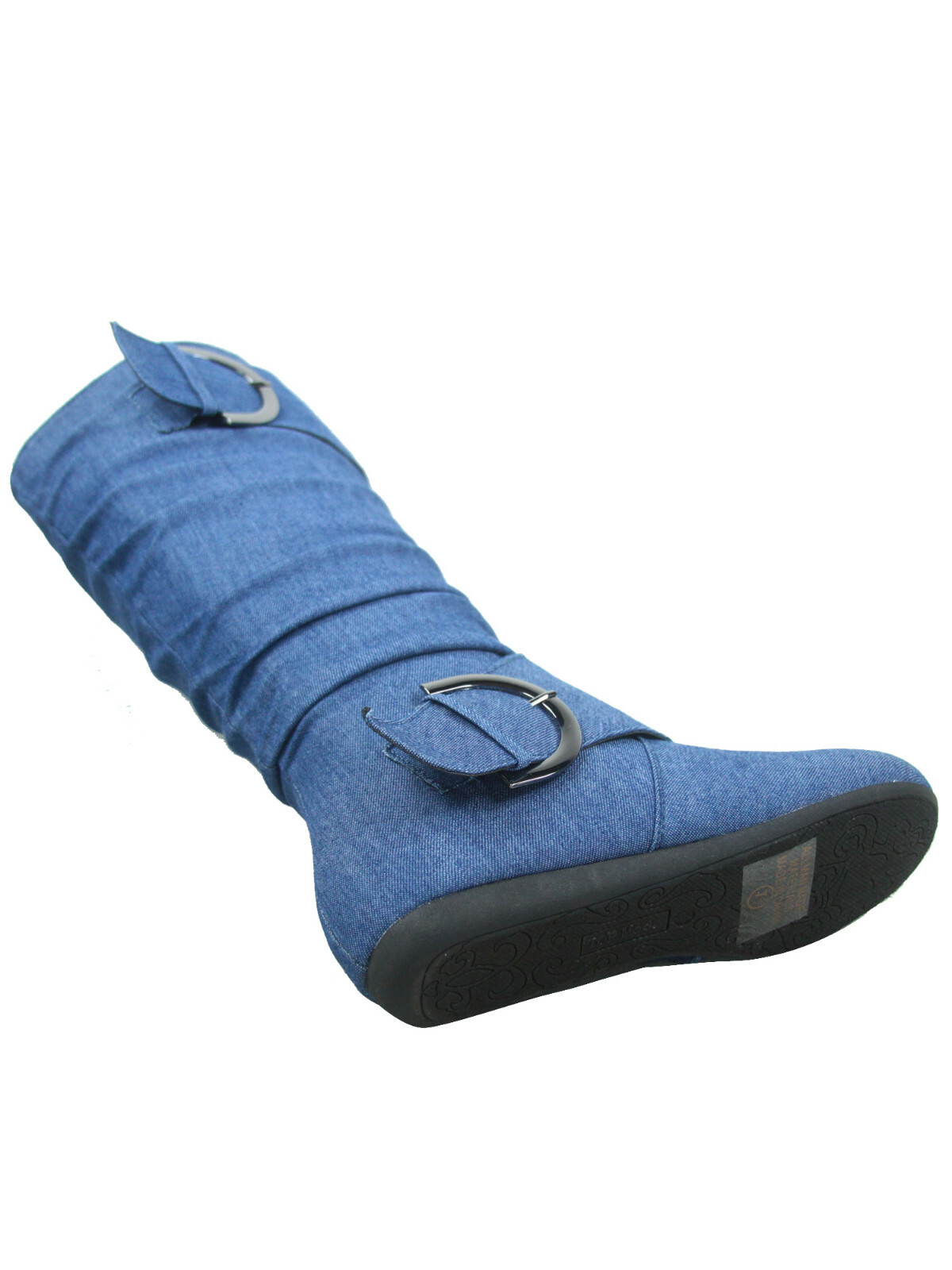 Women’s Cute Slouch Comfort Casual Flat Heel Mid Calf Round Toe Boot shoes New