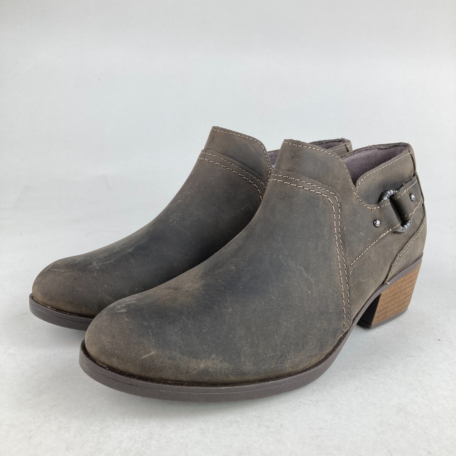 Clarks Collection Charlten Grace Taupe Brown 75060 Women’s Size 8.5 Shoes #204D