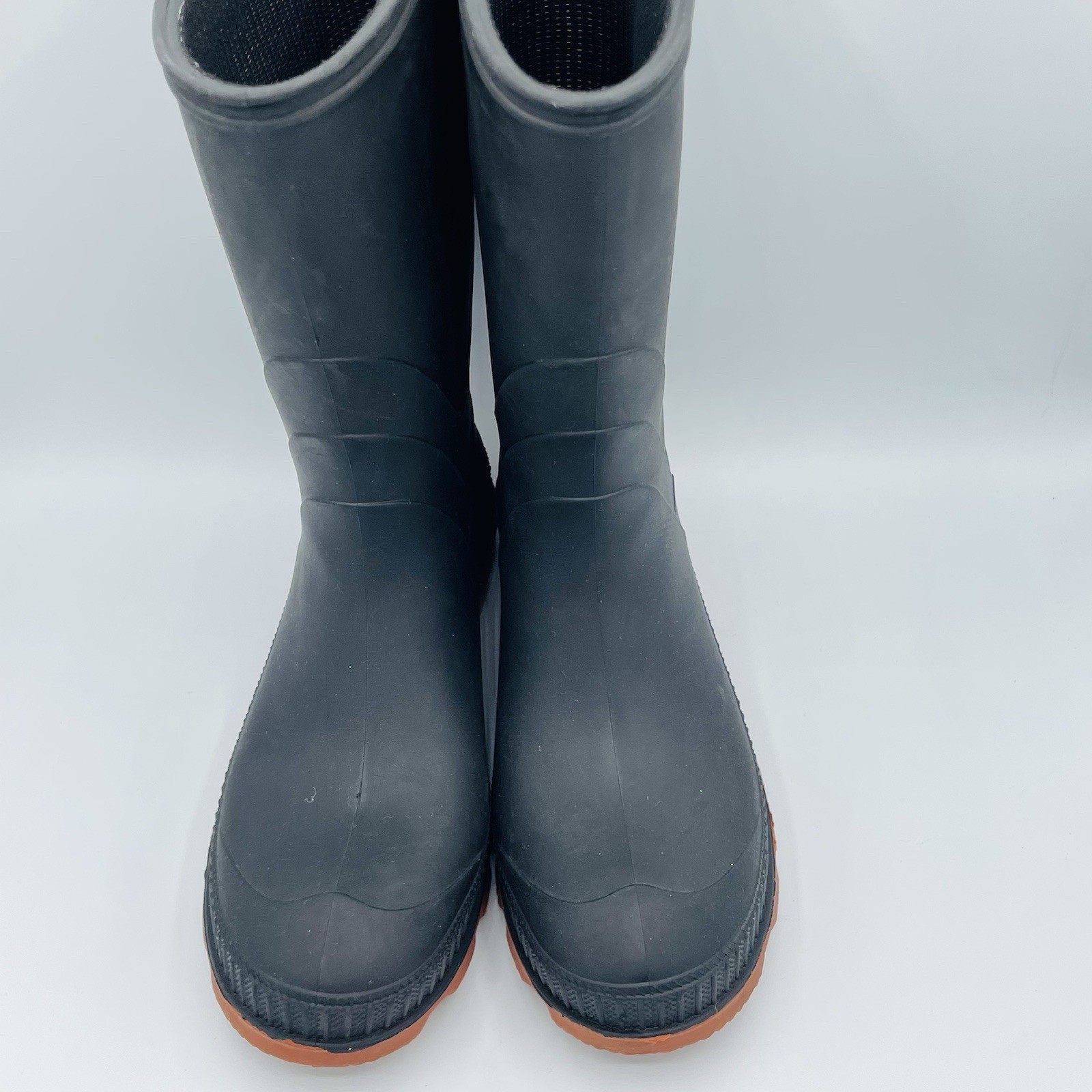 Rain Boots Womens Size 6 Black Waterproof Gardening Rubber Mud Shoes