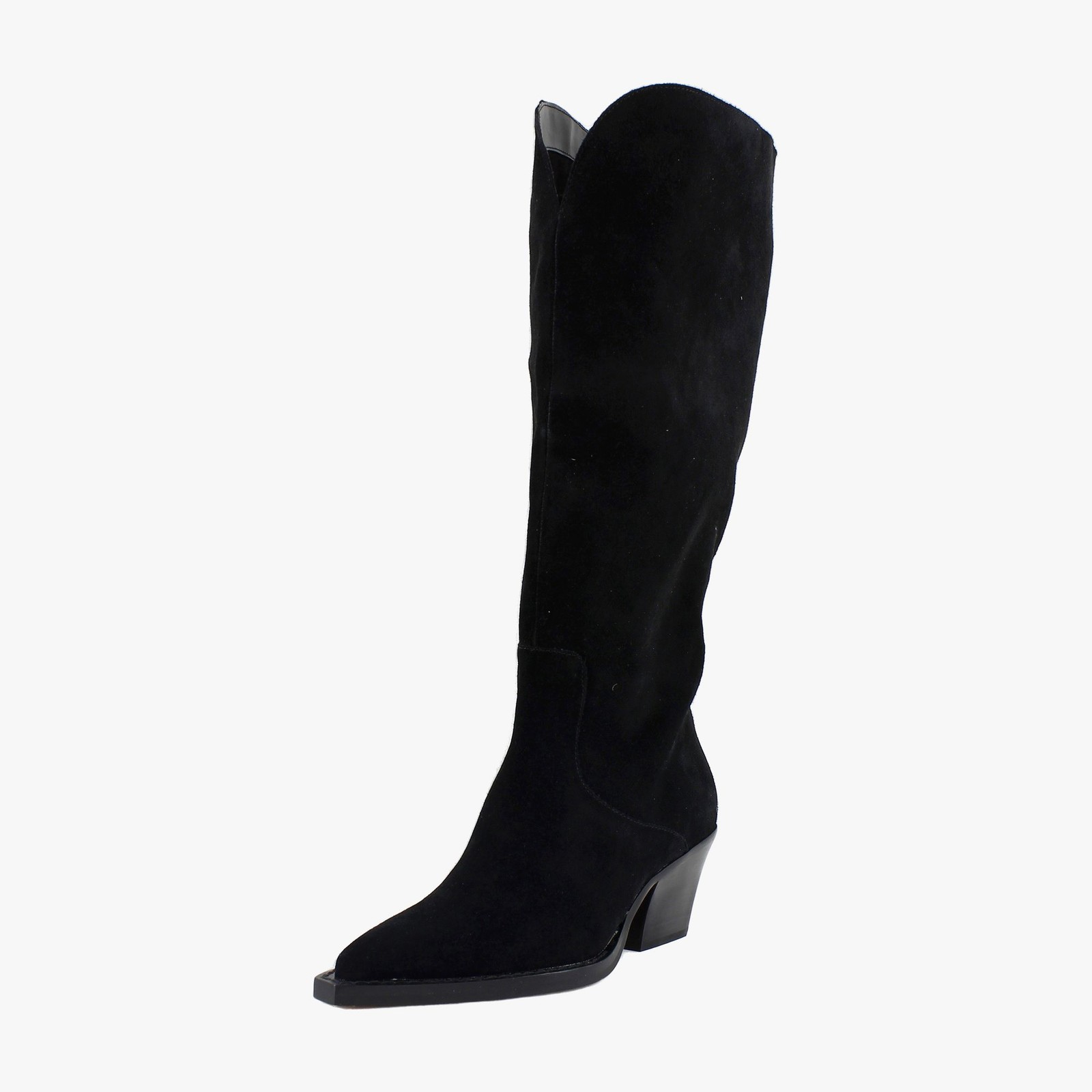 Dolce Vita Raj X-Wide Calf Womens Boots Onyx Suede