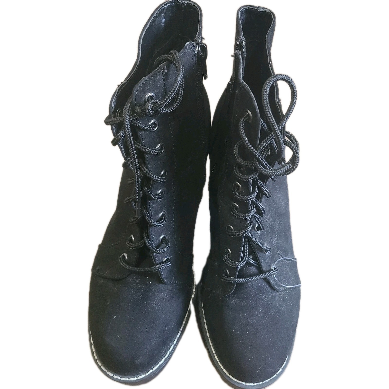 Rouge Helium Black High Heel Size 10 Platform Boots Goth