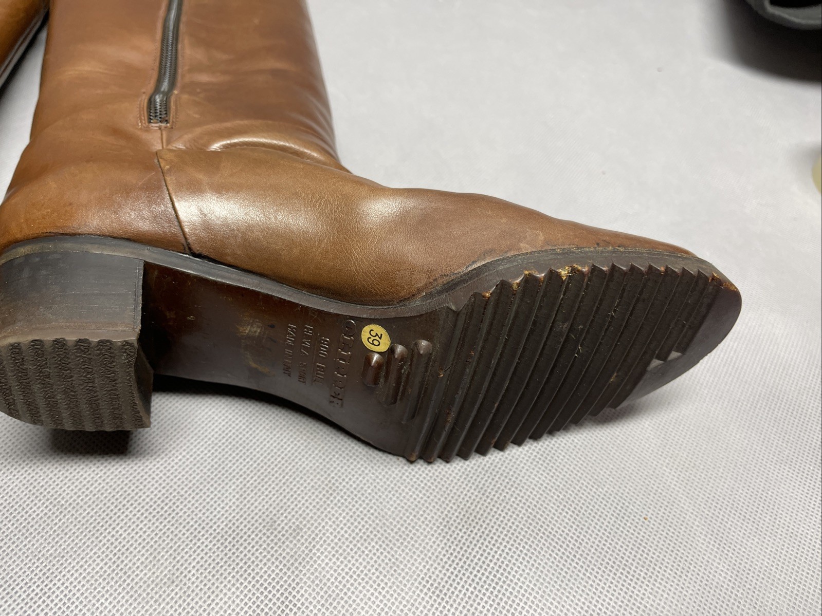 Marmolada Italian Made Leather Brown 1.5″ Heel Boots Womens sz EUR 39 USA 8.5