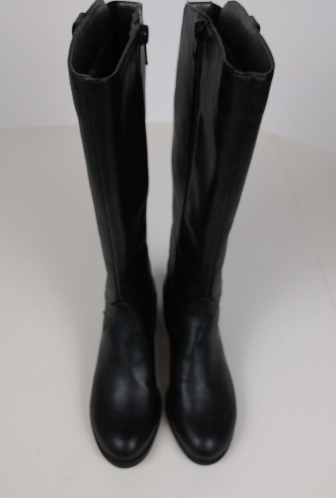 LifeStride Simply Comfort Sikora Riding Boots 6 Black Side Zipper Stretch