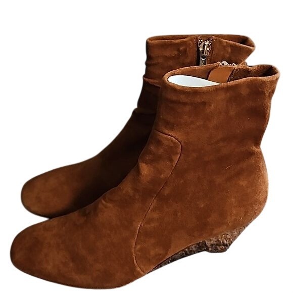 Robert Clergerie Tammy Suede Leather Boot Size 7.5 US New Women’s Designer