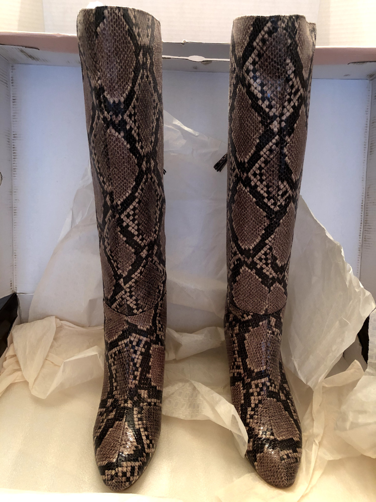 Bandolino Whoop Faux Snakeskin Boots