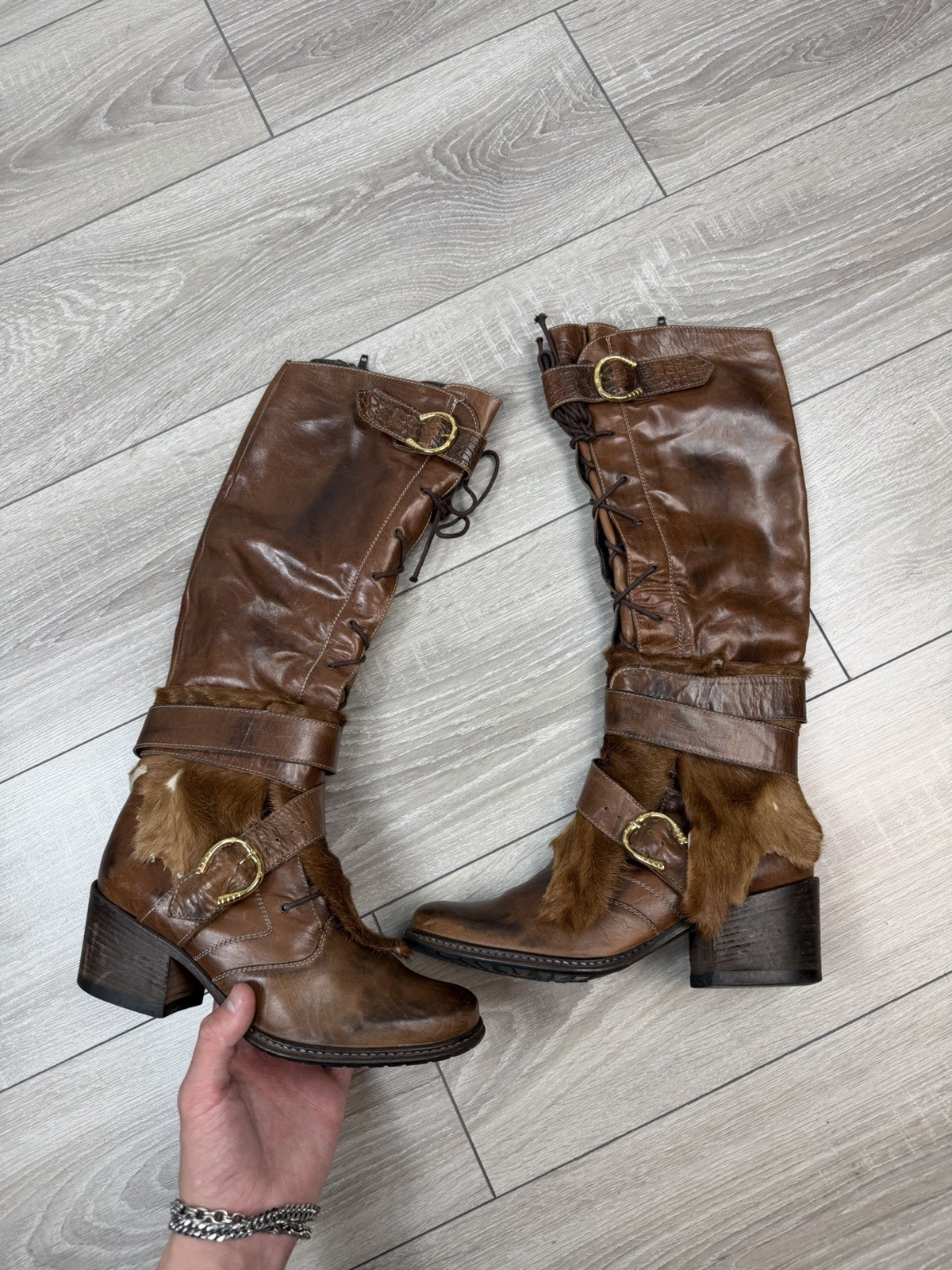 El Dantes italy designer Leather Ankle Boots – Y2K – hype avantgarde boxing puma