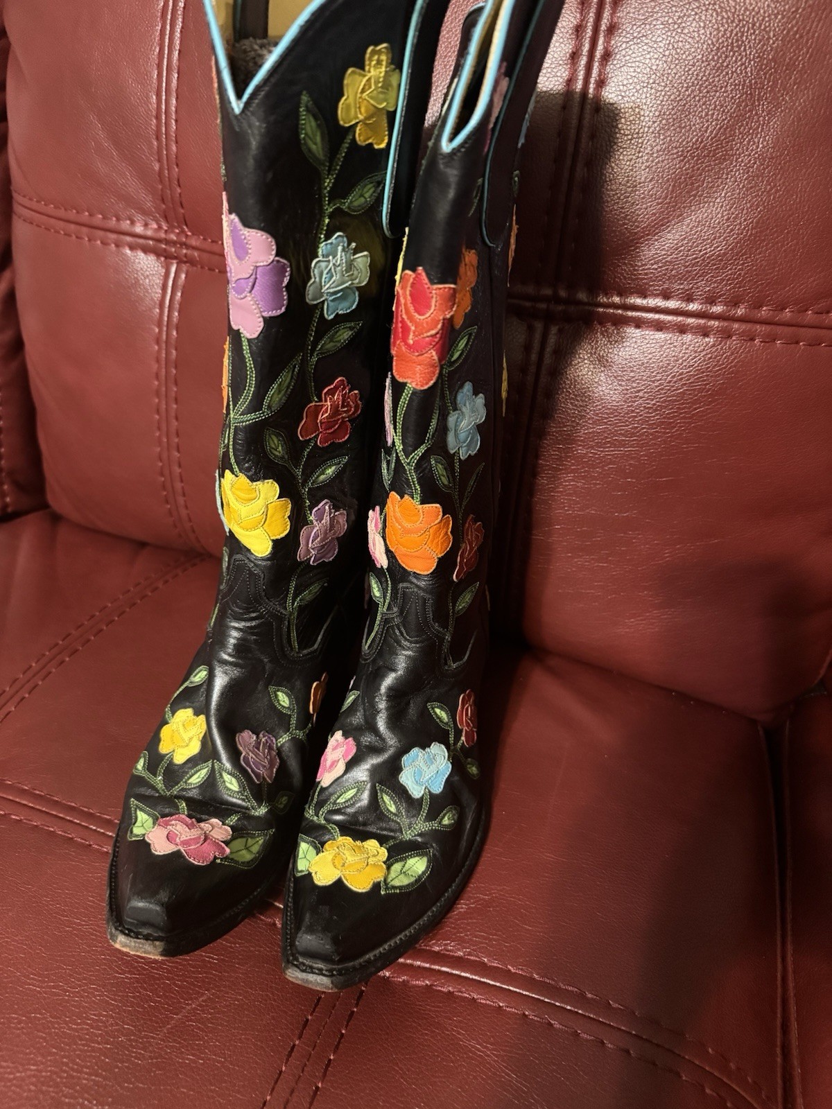 Back At The Ranch O’ Susanna 14” Boots Women’s 7.5C Floral Leather