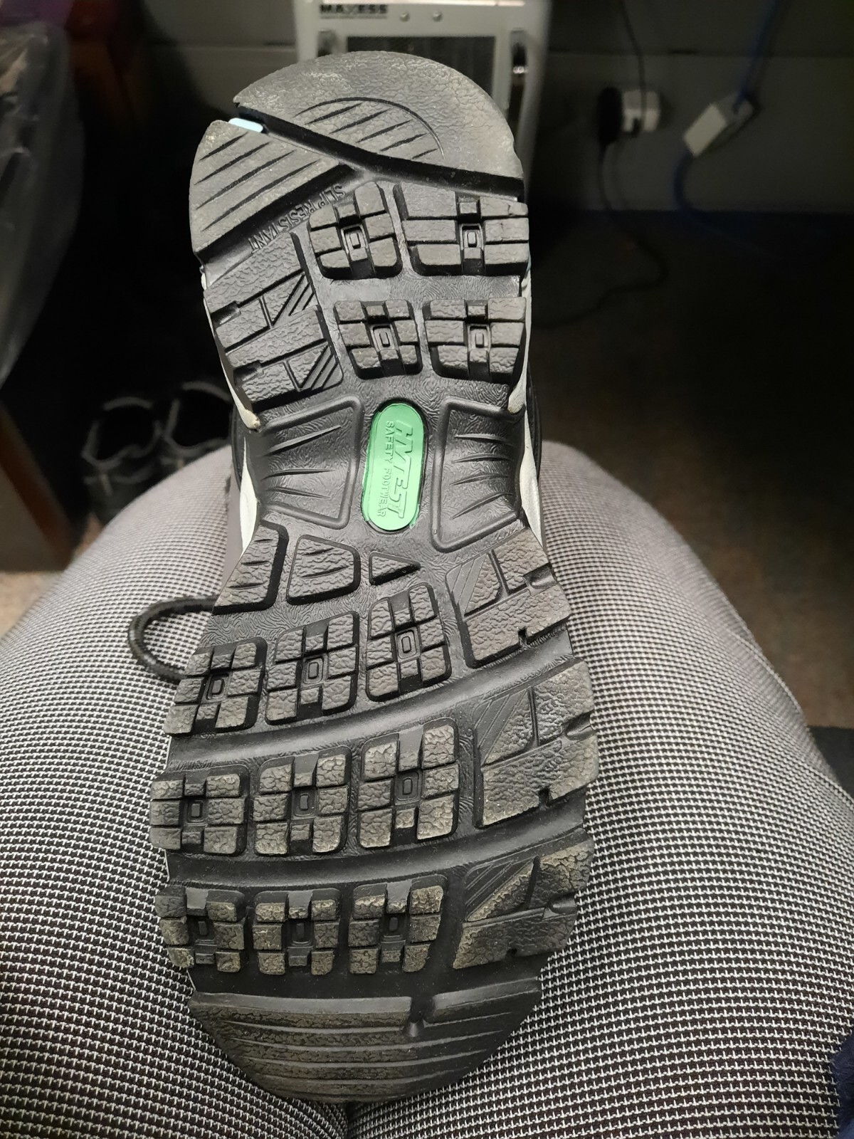 Hytest safety shoes for women K17116 leather sz5.5 fit sz6